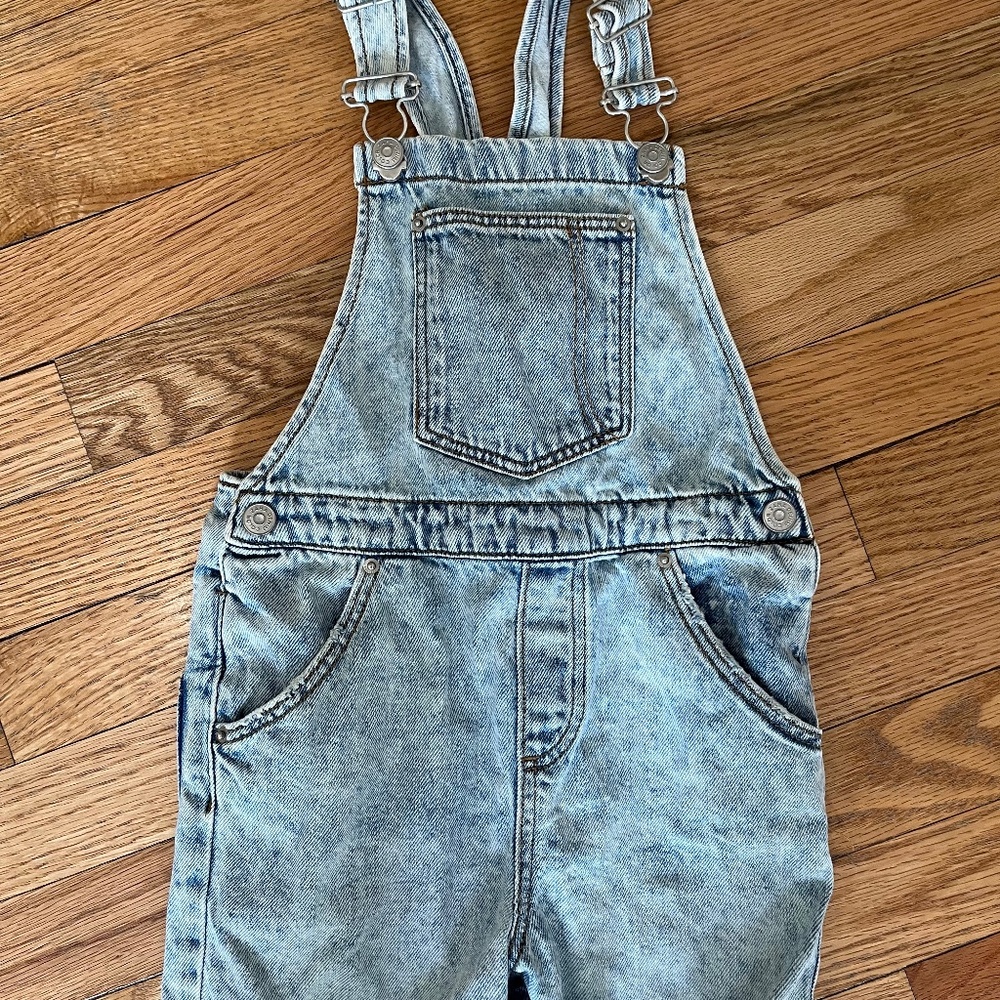 Zara girls short overalls